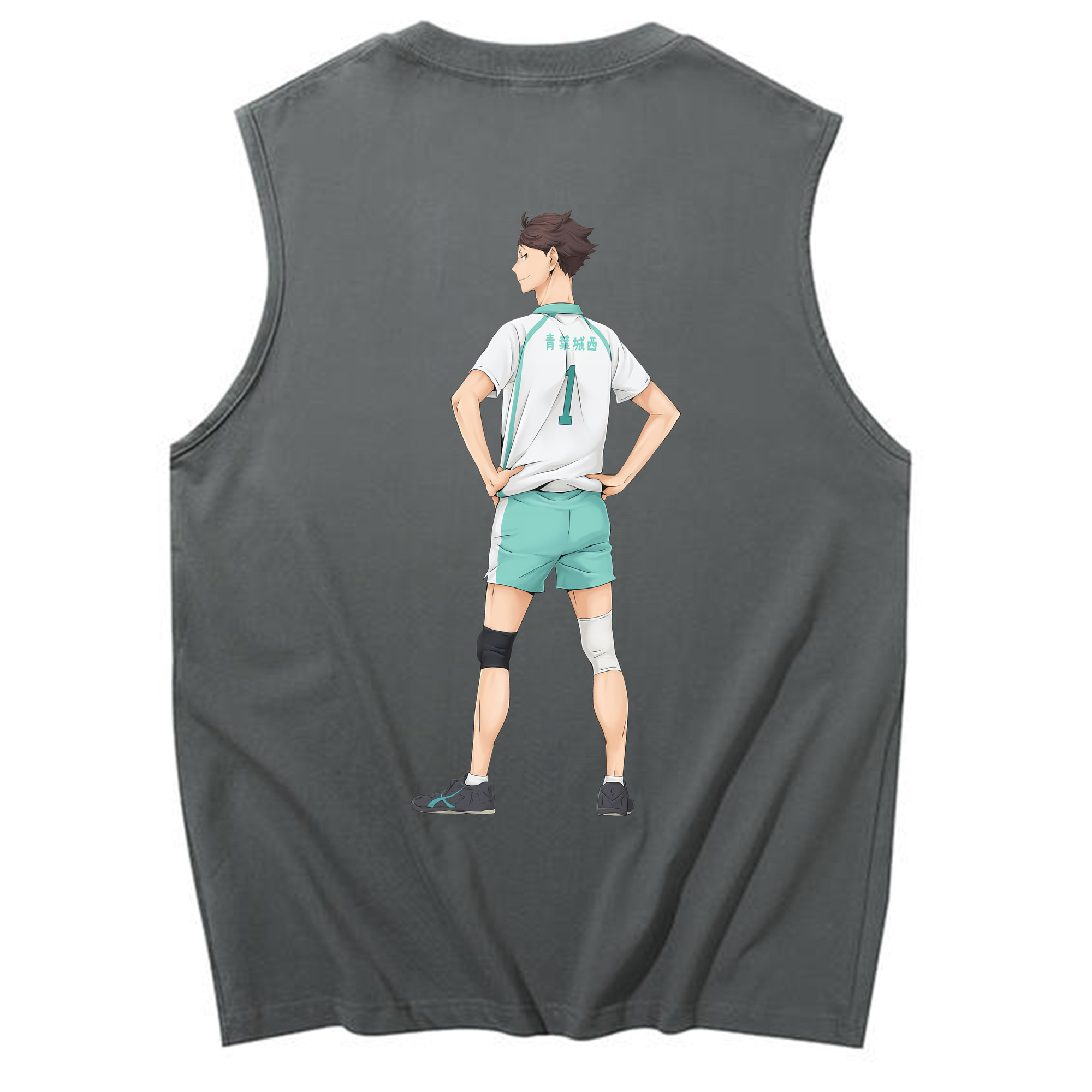 （画像用） ハイキュー!! Haikyu!! コットン100％タンクトップ（背面プリント）
